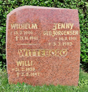 Grabstein von Wilhelm Witteborg (1906–1941)